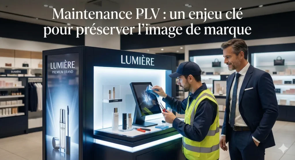 maintenance plv point de vente